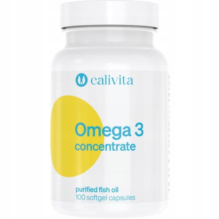 Calivita-Omega-3-Concentrate-olej-rybi-w-kapsulkach-100-szt-CZYSTY-KWASY Calivita Omega 3 Concentrate olej rybi w kapsułkach 100 szt. CZYSTY KWASY