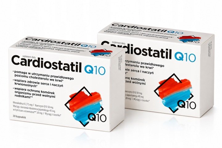 Cardiostatil-Q10-CHOLESTEROL-ZESTAW-2-x-30-kapsulek Cardiostatil Q10 CHOLESTEROL ZESTAW 2 x 30 kapsułek