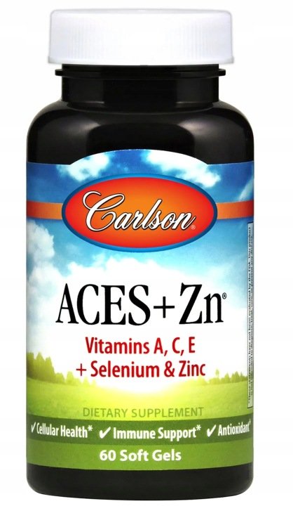 Carlson-Labs-ACES-Zn-60-kapsulki-miekkie Carlson Labs ACES + Zn 60 kapsułki miękkie