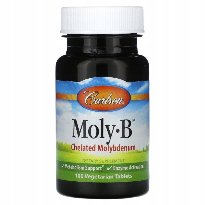 Carlson-Moly-B-100-Vegetarian-Tablets Carlson, Moly-B, 100 Vegetarian Tablets