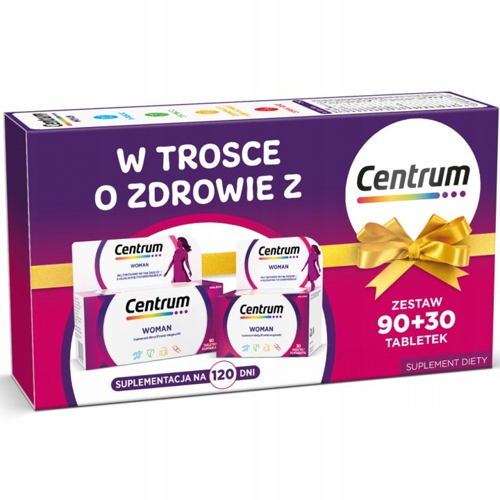 Centrum-Multiwitamina-WOMAN-Dla-Kobiet-Witaminy-Mineraly-120-Tabletek Centrum Multiwitamina WOMAN Dla Kobiet Witaminy Minerały 120 Tabletek