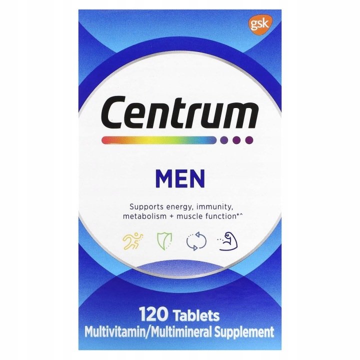 Centrum-Multiwitaminy-dla-mezczyzn-120-tabletek Centrum, Multiwitaminy dla mężczyzn, 120 tabletek
