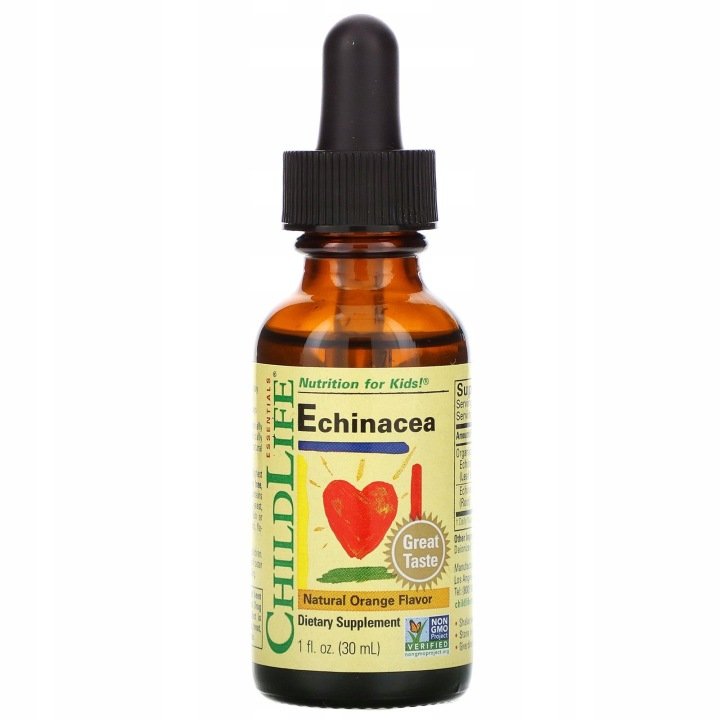 ChildLife-Echinacea-30ml-smak-pomaranczowy ChildLife Echinacea 30ml smak pomarańczowy