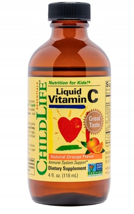 ChildLife-Liquid-Vitamin-C-dla-dzieci-118-ml-smak-pomaranczowy ChildLife Liquid Vitamin C dla dzieci 118 ml smak pomarańczowy