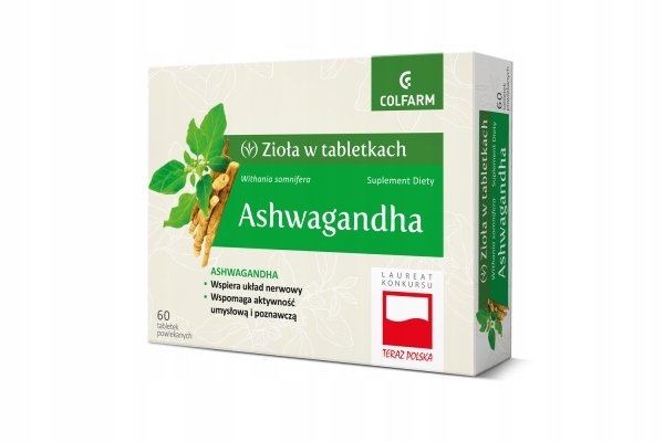 Colfarm Ashwagandha, 60 tabletek