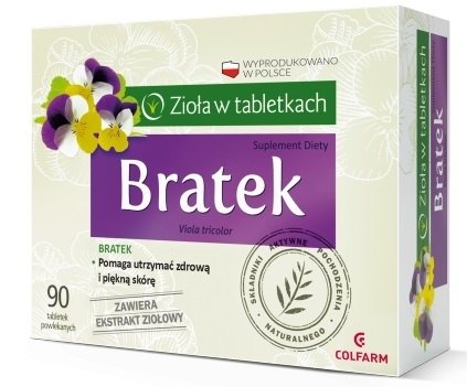 Colfarm Bratek 90 tabletek powlekanych