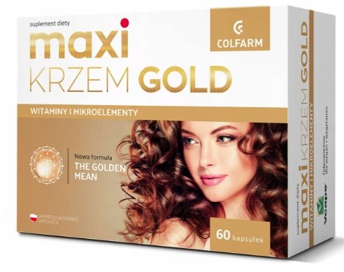 Colfarm Maxi Krzem GOLD 60 kapsułek witaminy i mikroelementy