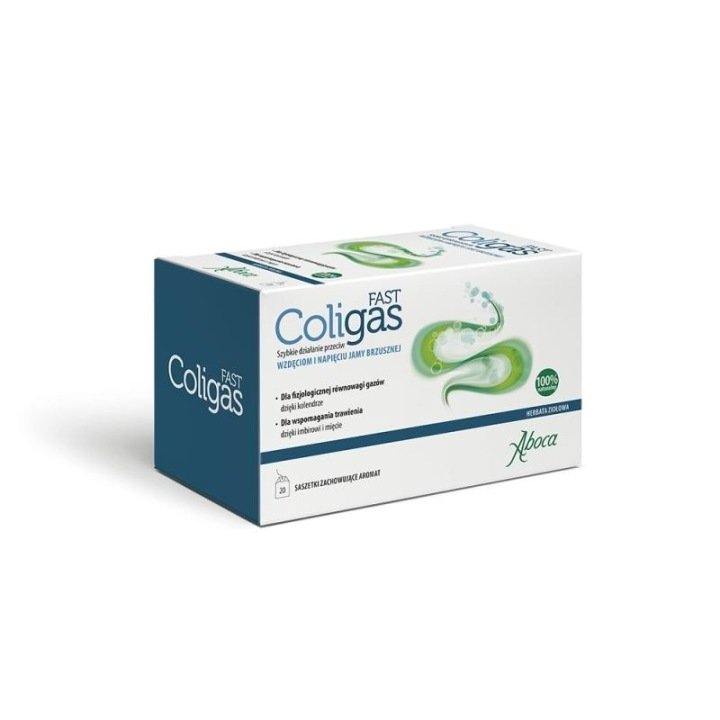 Coligas Fast Herbata ziołowa 20 saszetek