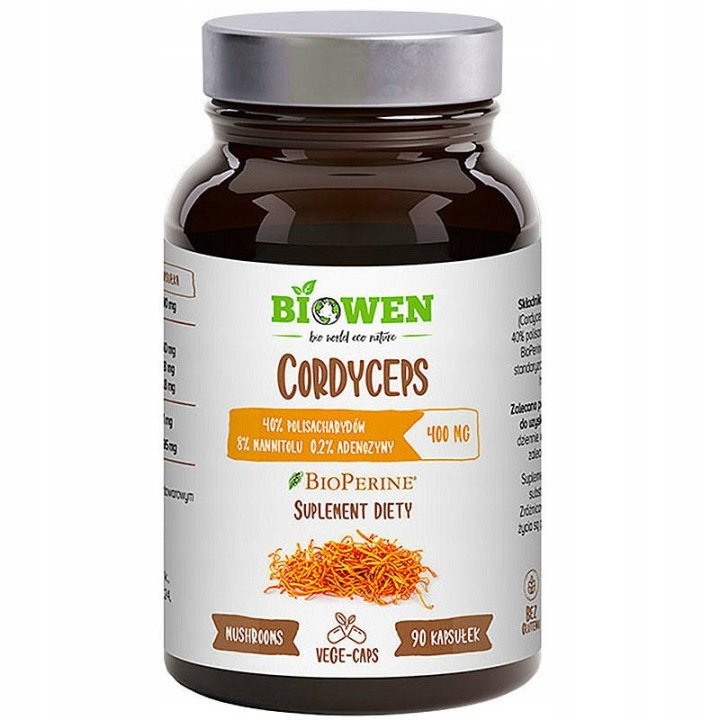 Cordyceps 400 mg kapsułki 90szt BIOWEN