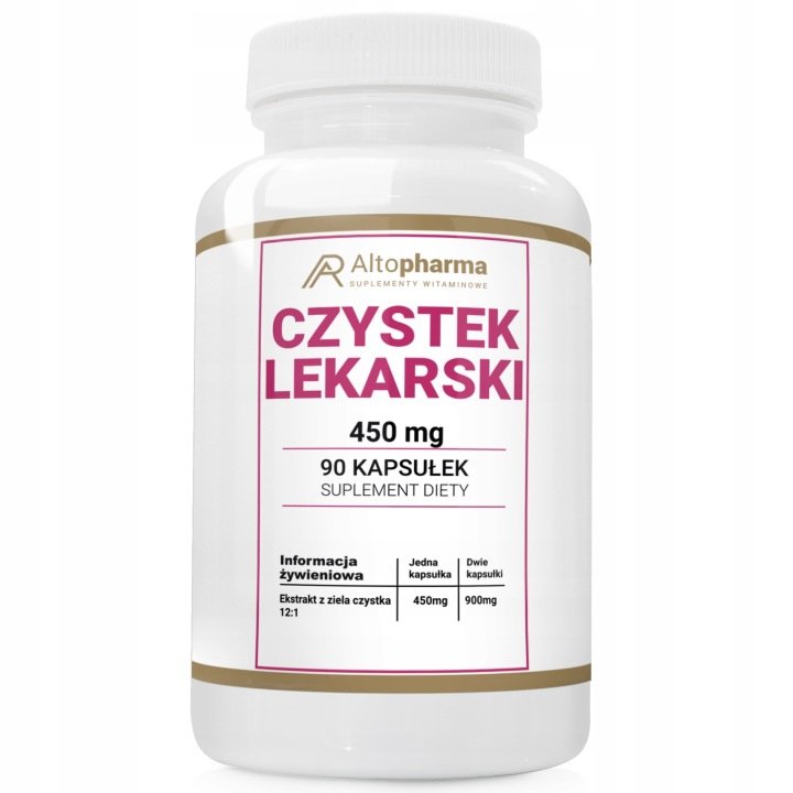 Czystek-Lekarski-Ekstrakt-450mg-ODPORNOSC-ANTYOKSYDACJA-OCZYSZCZANIE-90kap Czystek Lekarski Ekstrakt 450mg ODPORNOŚĆ ANTYOKSYDACJA OCZYSZCZANIE 90kap