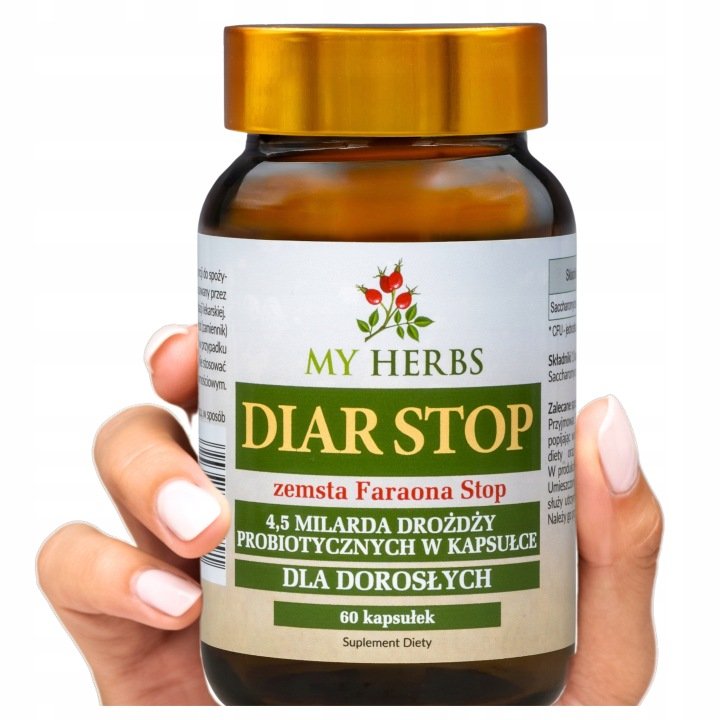 DIAR STOP PROBIOTYK - ZEMSTA FARAONA STOP 60 KAPS