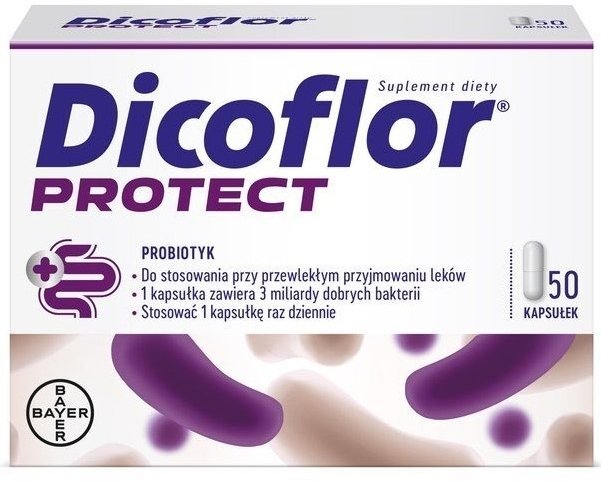 DICOFLOR PROTECT probiotyk Bayer 50 kapsułek