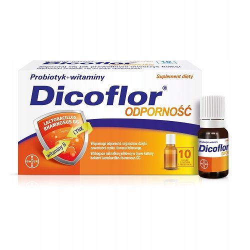 Dicoflor Odporność 10 fiolek z płynem i proszkiem