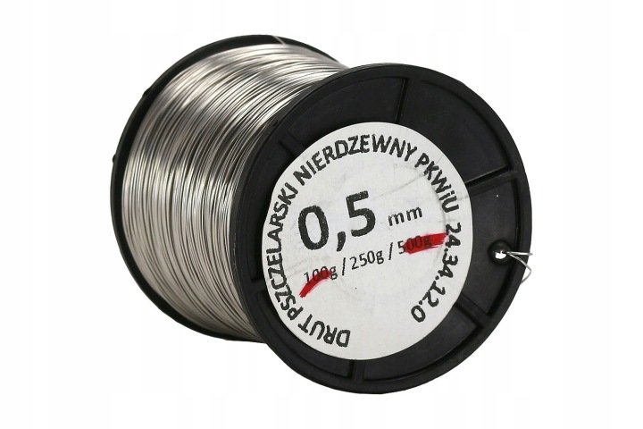 Drut-do-ramek-pszczelich-nierdzewny-0-5-mm-250g Drut do ramek pszczelich nierdzewny 0,5 mm - 250g
