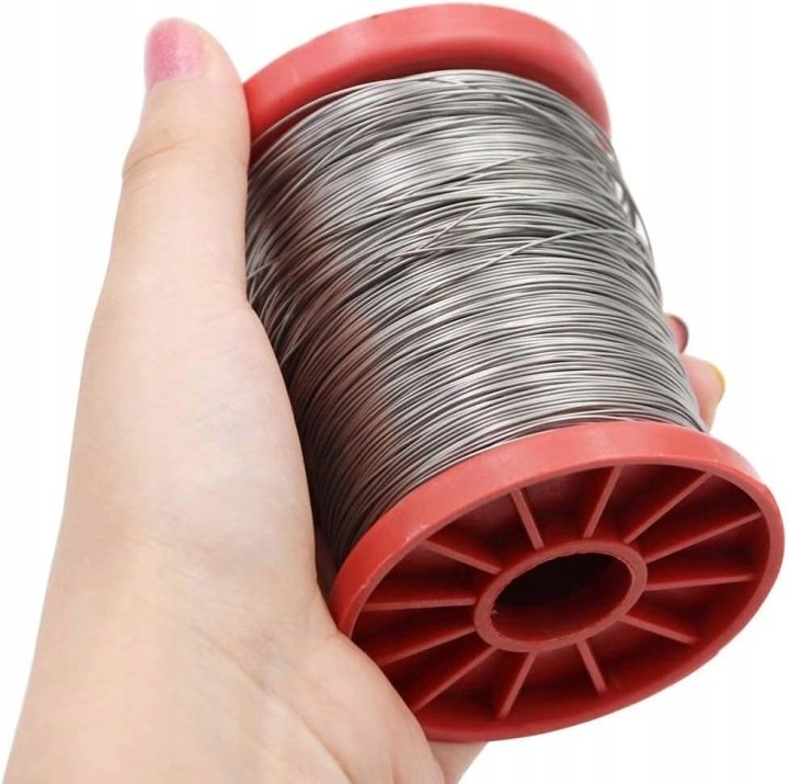 Drut-pszczelarski-NIERDZEWNY-s304-0-5-mm-500-g-do-drutowania-kwasoodporny Drut pszczelarski NIERDZEWNY s304 0,5 mm 500 g do drutowania kwasoodporny