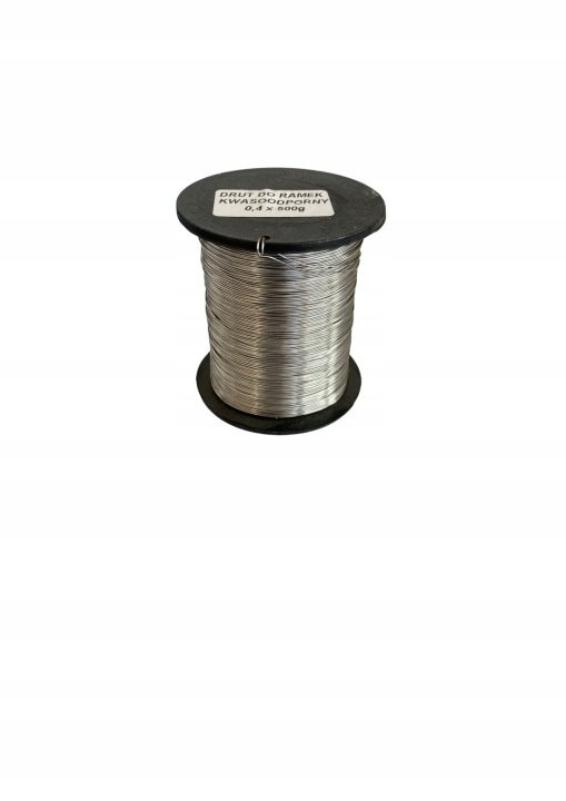 Drut-pszczelarski-do-ramek-nierdzewny-0-4-mm-500-g Drut pszczelarski do ramek nierdzewny 0,4 mm 500 g