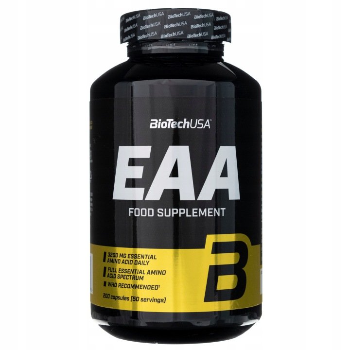 EAA-Aminokwasy-BIOTECH-Egzogenne-Antykatabolik-Masa-Sila-200-tabletek EAA Aminokwasy BIOTECH Egzogenne Antykatabolik Masa Siła 200 tabletek