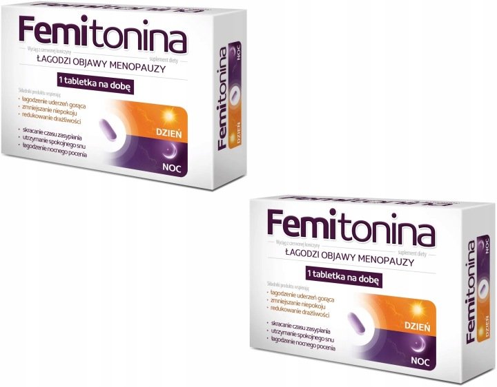 Femitonina-Lagodzi-Objawy-Menopauzy-30-Sztuk Femitonina Łagodzi Objawy Menopauzy 30 Sztuk