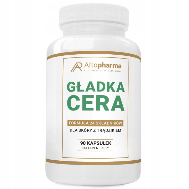 GLADKA-CERA-Tradzik-Skora-Problemowa-Uroda-Wlosy-Regeneracja-Sebum-90-kap GŁADKA CERA Trądzik Skóra Problemowa Uroda Włosy Regeneracja Sebum 90 kap