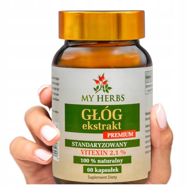 GLOG-EKSTRAKT-STANDARYZOWANY-NA-2-1-VITEXIN-60-KAPS GŁÓG EKSTRAKT STANDARYZOWANY NA 2,1% VITEXIN 60 KAPS.
