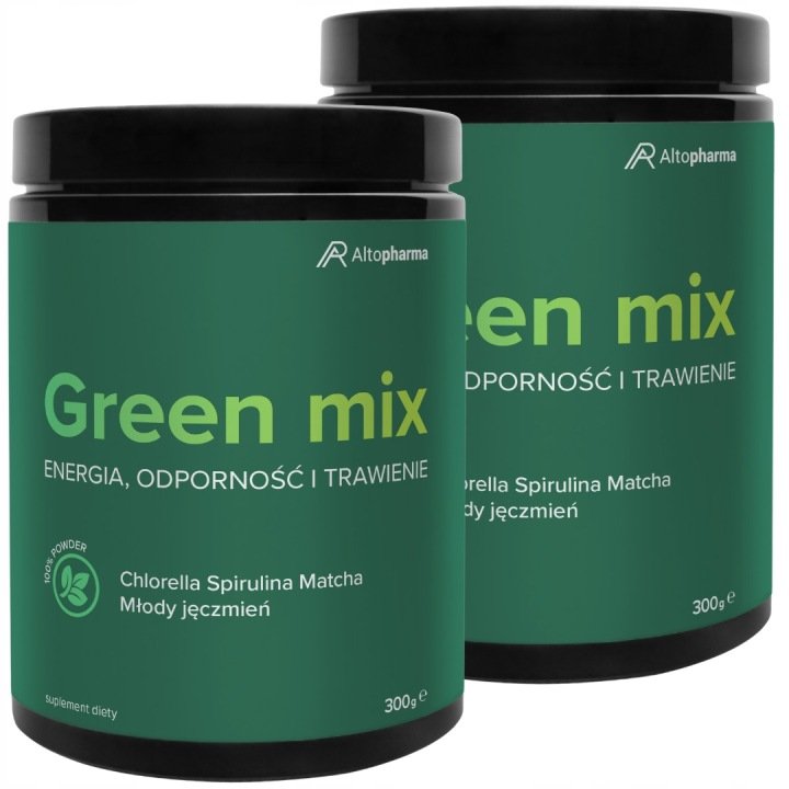 GREEN-MIX-Matcha-Chlorella-Spirulina-Mlody-Jeczmien-Witaminy-Energia-600-g GREEN MIX Matcha Chlorella Spirulina Młody Jęczmień Witaminy Energia 600 g