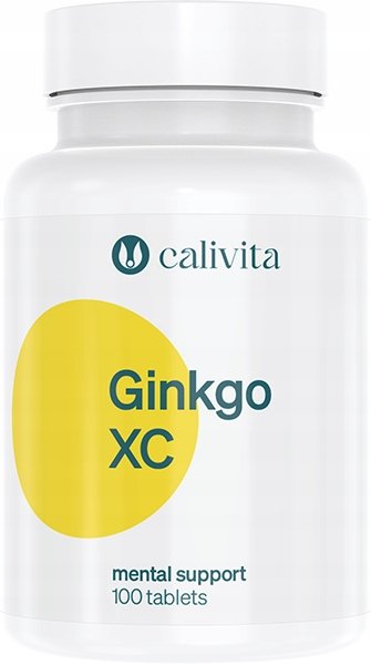 Ginkgo-XC-100-tab-CaliVita-milorzab-japonski-90mg Ginkgo XC 100 tab. CaliVita miłorząb japoński 90mg