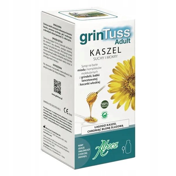 GrinTuss-Adult-syrop-na-kaszel-suchy-i-mokry-128-g GrinTuss Adult, syrop na kaszel suchy i mokry, 128 g