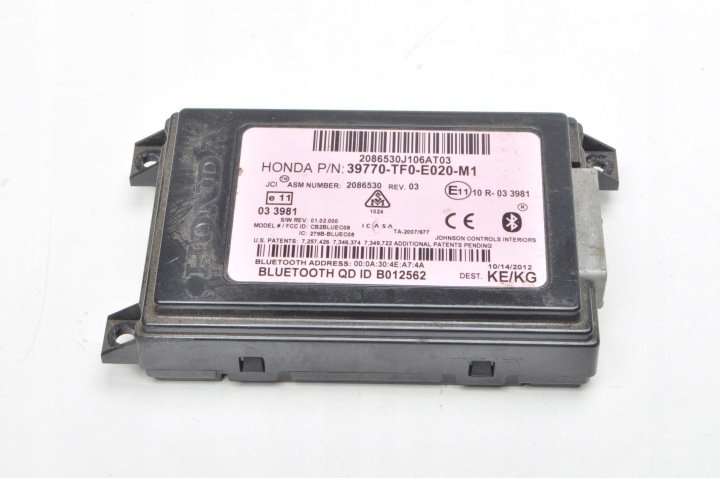 HONDA-JAZZ-III-LIFT-MODUL-BLUETOOTH-39770-TF0-E020-M1 HONDA JAZZ III LIFT MODUŁ BLUETOOTH 39770-TF0-E020-M1