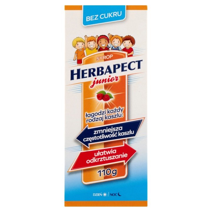 Herbapect-JUNIOR-SYROP-110g-KASZEL-Ulatwia-Odkrztuszanie-smak-malinowy Herbapect JUNIOR SYROP 110g KASZEL Ułatwia Odkrztuszanie|smak malinowy