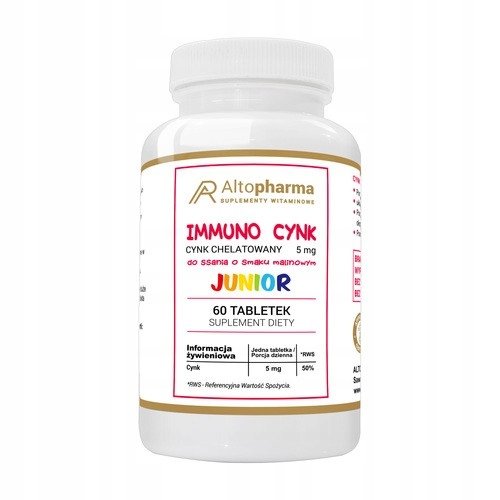 Immuno-Cynk-Junior-tabletki-do-ssania-60-szt Immuno Cynk Junior, tabletki do ssania, 60 szt.