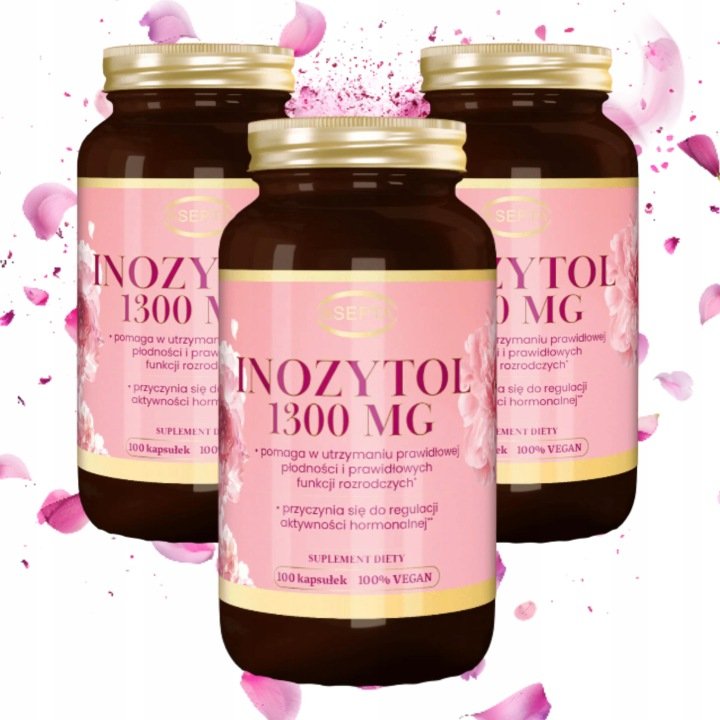 Inozytol-1300-MG-100-Kapsulek-Suplement-Hormonalny-Metaboliczny-Witamina-B6 Inozytol 1300 MG 100 Kapsułek Suplement Hormonalny Metaboliczny Witamina B6