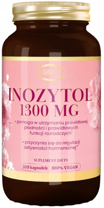 Inozytol-1300-mg-WITAMINA-B-ROWNOWAGA-HORMONALNA-Asepta-100-kapsulek Inozytol 1300 mg WITAMINA B RÓWNOWAGA HORMONALNA Asepta 100 kapsułek