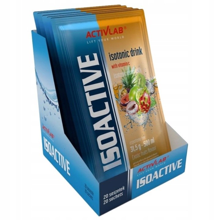 Izotonik-Activlab-Isoactive-z-Witamina-C-Owoce-Egzotyczne-20x31-5-g Izotonik Activlab Isoactive z Witaminą C Owoce Egzotyczne 20x31,5 g,