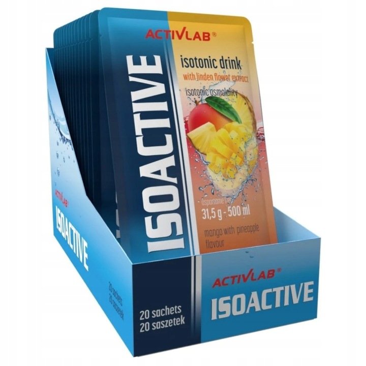 Izotonik-Activlab-Isoactive-z-Witaminami-Mango-Ananas-Elektrolity-20x31-5-g Izotonik Activlab Isoactive z Witaminami Mango Ananas Elektrolity 20x31.5 g