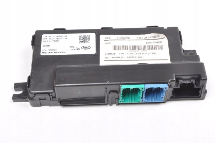 JAGUAR-F-PACE-X761-MODUL-STEROWNIK-FOTELA-LEWY-PRZOD-M8E2-14D600-AB JAGUAR F-PACE X761 MODUŁ STEROWNIK FOTELA LEWY PRZÓD M8E2-14D600-AB