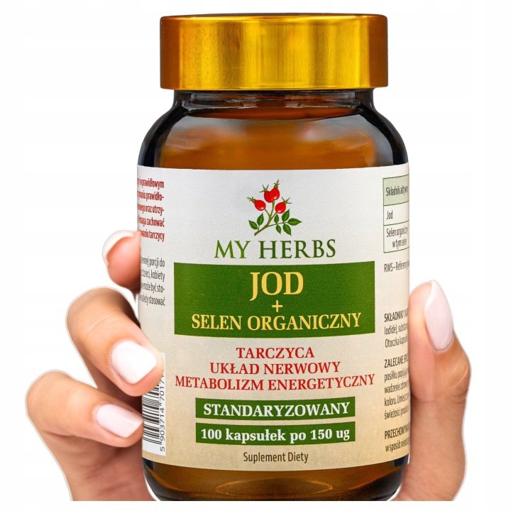 JOD-SELEN-ORGANICZNY-STANDARYZOWANY-100szt-TARCZYCA-SKORA-WLOSY JOD + SELEN ORGANICZNY STANDARYZOWANY 100szt TARCZYCA SKÓRA WŁOSY