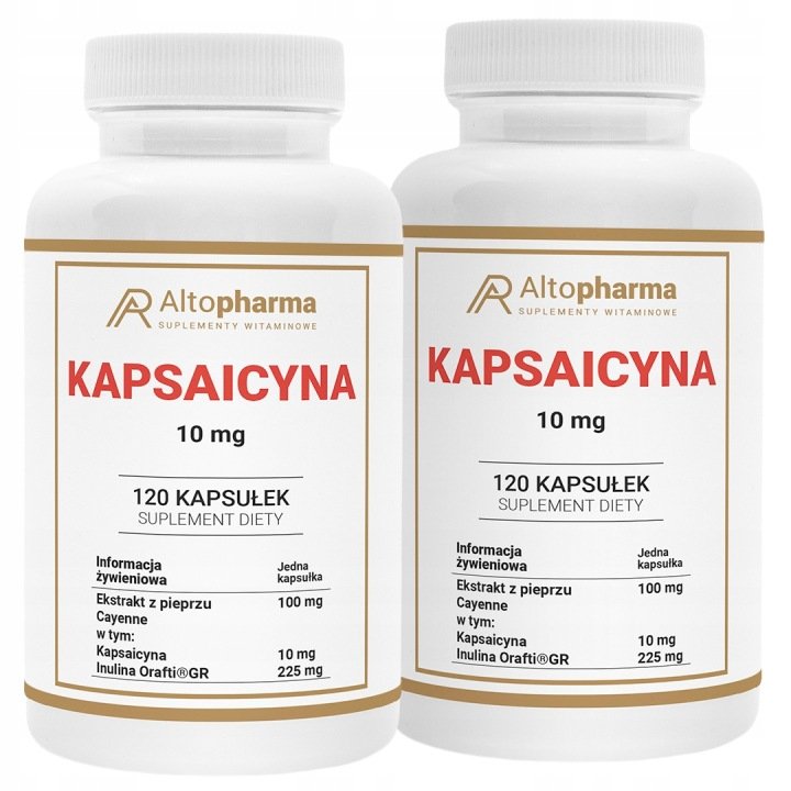 KAPSAICYNA-10-mg-Watroba-Odchudzanie-Trawienie-Pieprz-Cayenne-240-kapsulek KAPSAICYNA 10 mg Wątroba Odchudzanie Trawienie Pieprz Cayenne 240 kapsułek
