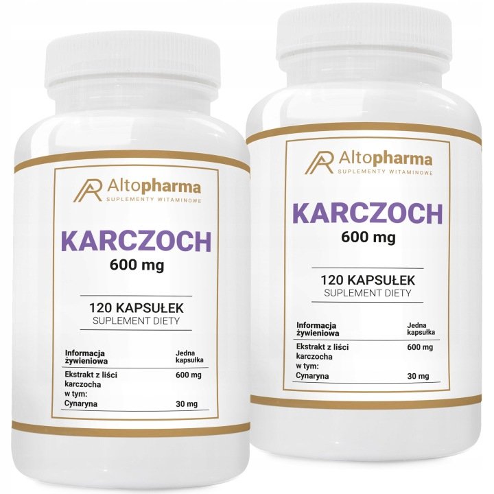 KARCZOCH-600-mg-Ekstrakt-Cynaryna-Watroba-Trawienie-Cholesterol-240-kap KARCZOCH 600 mg Ekstrakt Cynaryna Wątroba Trawienie Cholesterol 240 kap