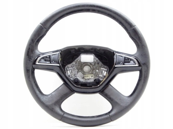 KIEROWNICA-CZARNA-SKORA-MULTI-SKODA-OCTAVIA-III-5E-5E0419091AC KIEROWNICA CZARNA SKÓRA MULTI SKODA OCTAVIA III 5E 5E0419091AC