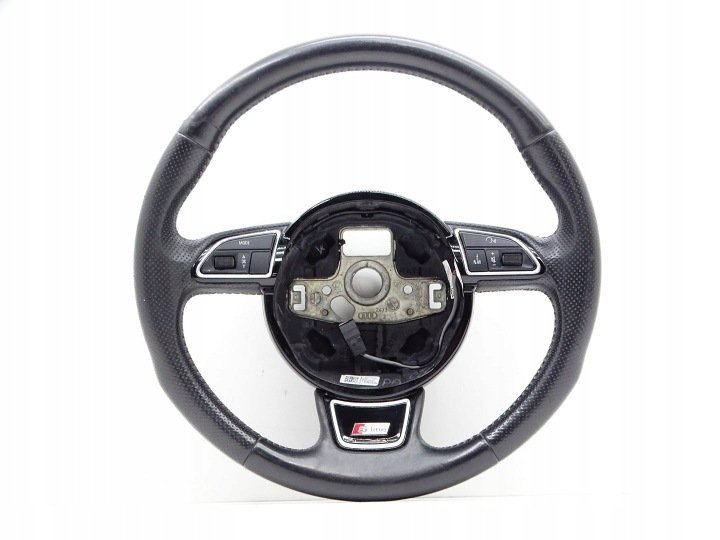 KIEROWNICA-SKORA-PIKOWANA-MULTIFUNKCJA-AUDI-A4-B8-LIFT-S-LINE-8K0419091CA KIEROWNICA SKÓRA PIKOWANA MULTIFUNKCJA AUDI A4 B8 LIFT S-LINE 8K0419091CA