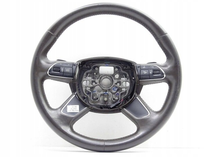 KIEROWNICA SKÓRA SKÓRZANA MULTI MULTIFUNKCJA ŁOPATKI AUDI A8 D4 4H0419091T