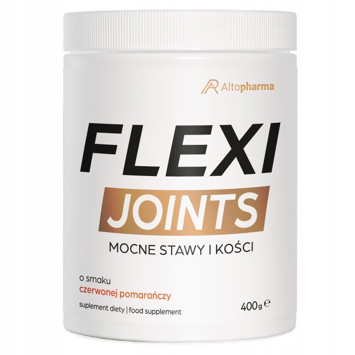 KOLAGEN FLEXI JOINTS Mocne Stawy Kości Czerwona Pomarańcza Witaminy 400 g