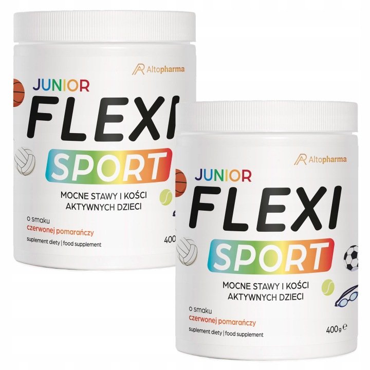 KOLAGEN FLEXI SPORT JUNIOR Mocne Stawy i Kości DLA DZIECI Pomarańcza 800 g
