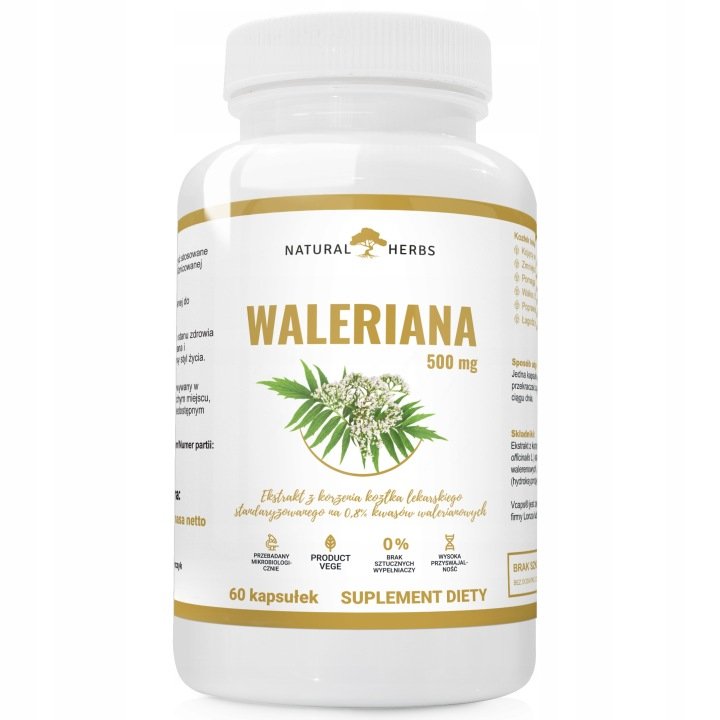 KOZLEK-LEKARSKI-500mg-WALERIANA-DOBRY-SEN-60kap KOZŁEK LEKARSKI 500mg WALERIANA DOBRY SEN 60kap