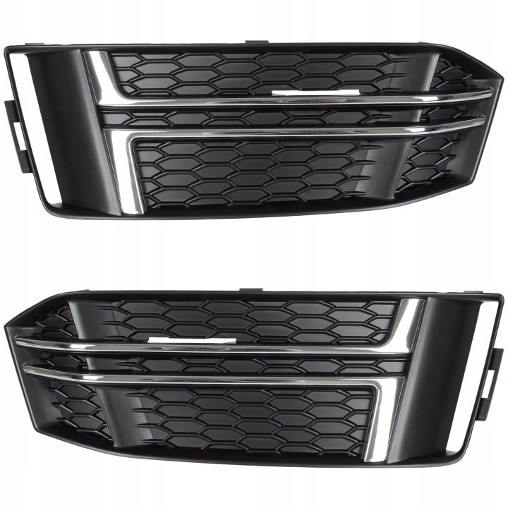 KRATKA-ATRAPA-ZDERZAKA-L-P-KPL-DO-AUDI-A4-B9-15-S-Line KRATKA ATRAPA ZDERZAKA L+P KPL DO AUDI A4 B9 15+ S Line
