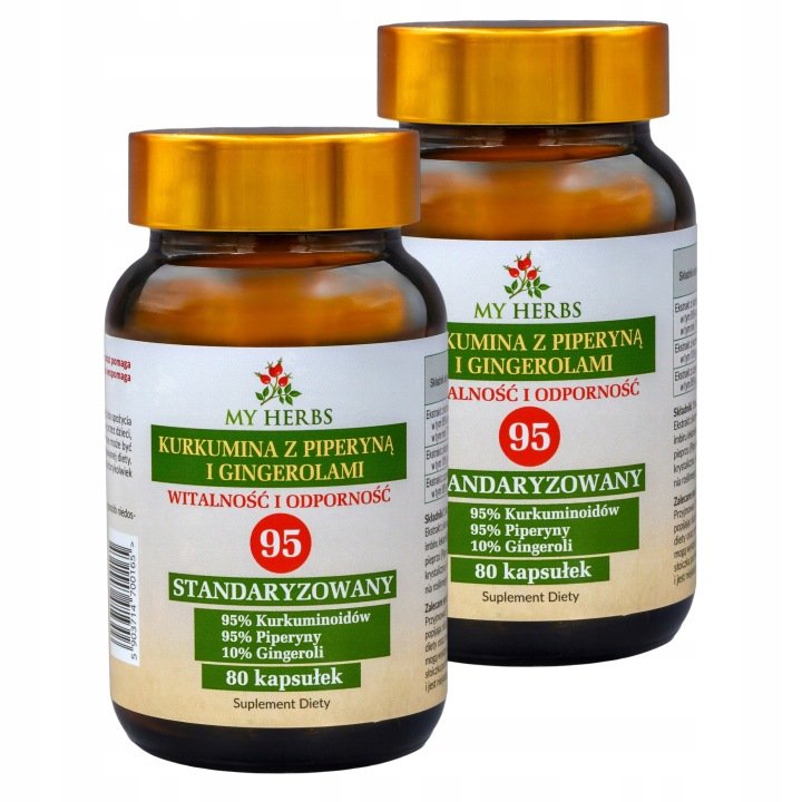 KURKUMINA-Z-PIPERYNA-I-GINGEROLAMI-80-KAPS-WITALNOSC-ODPORNOSC-2-szt KURKUMINA Z PIPERYNĄ I GINGEROLAMI 80 KAPS. WITALNOŚĆ ODPORNOŚĆ - 2 szt.
