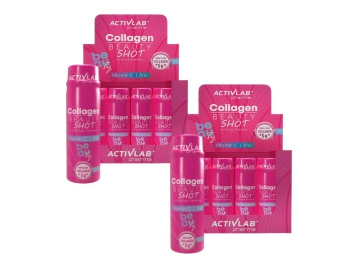 Kolagen ACTIVLAB Shot Beauty Mango-kokos (12 x 80 ml) x2
