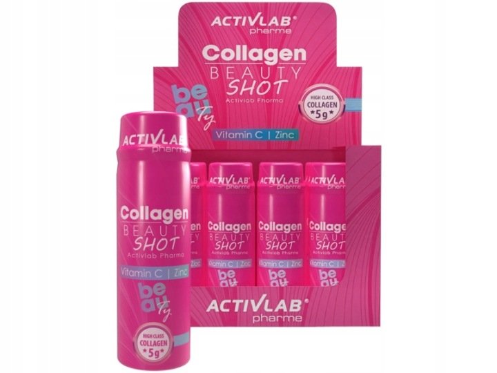 Kolagen ACTIVLAB Shot Beauty Mango-kokos (12 x 80 ml)
