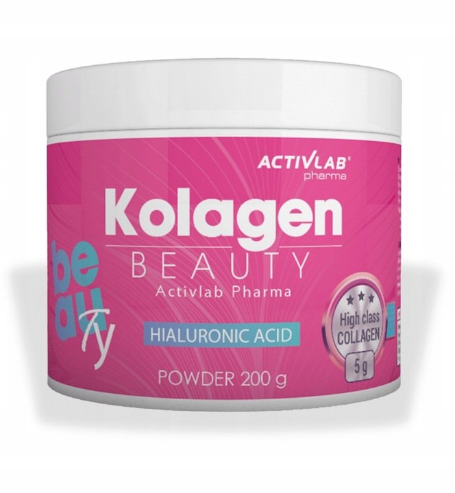 Kolagen Beauty proszek 200 g Activlab MALINA-TRUSKAWKA