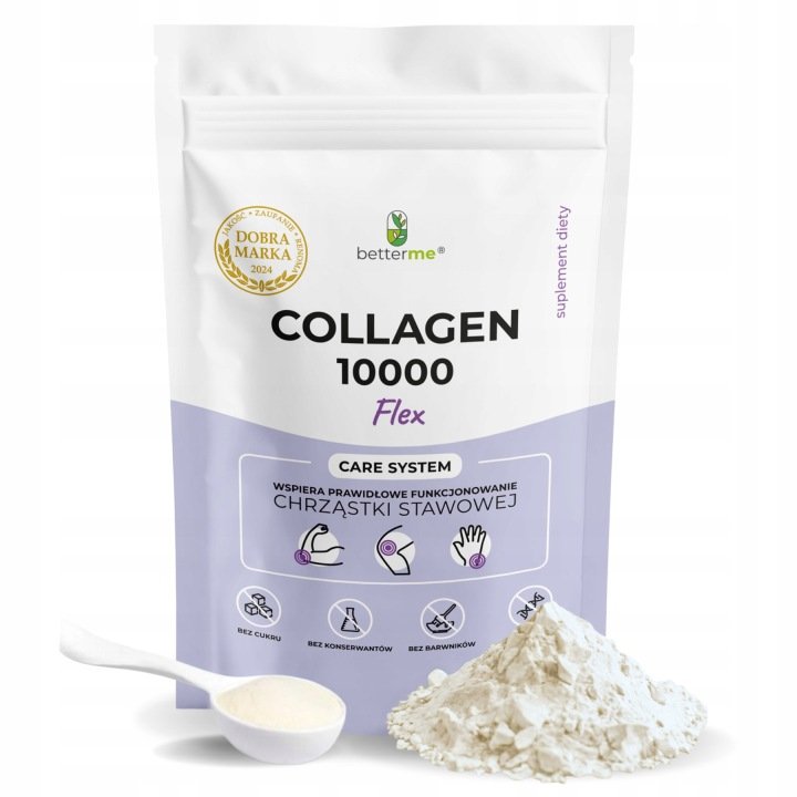 Kolagen Rybi FLEX 500g Doypack Witamina C + Chondroityna + Kwas Hialuronowy
